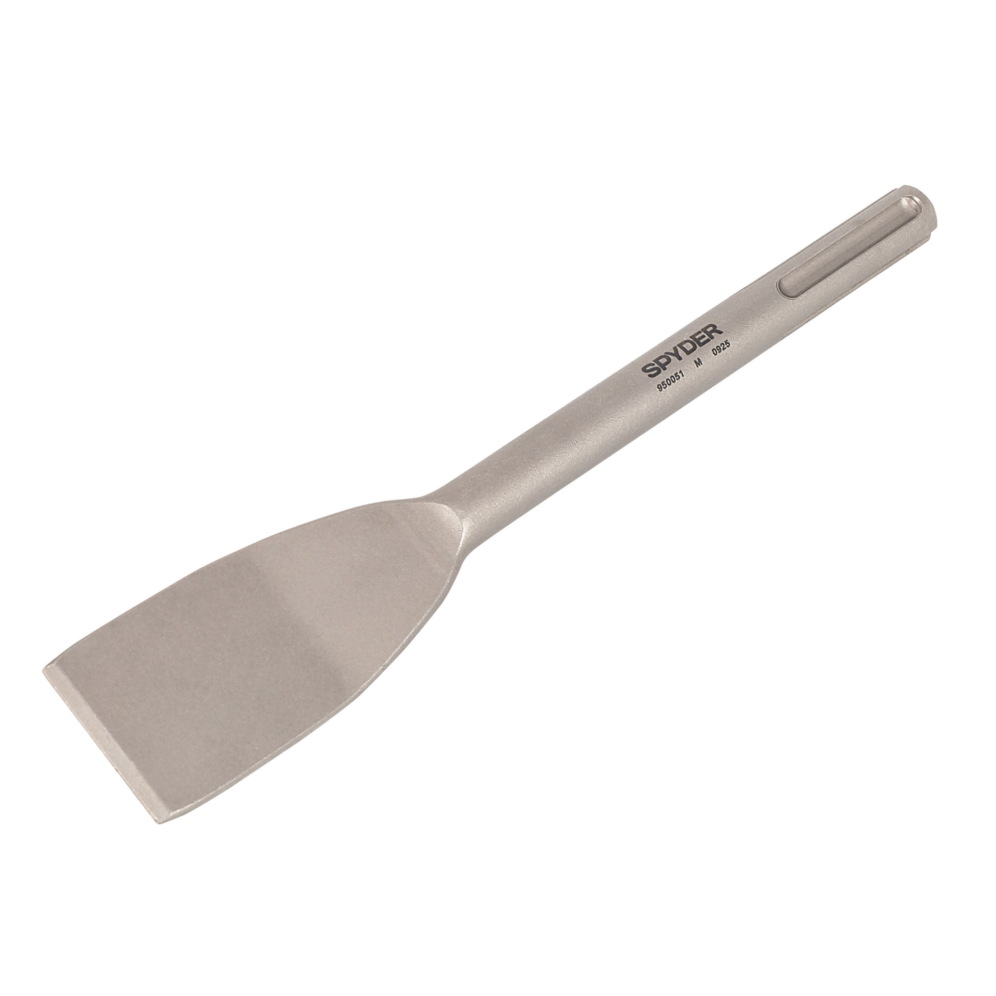 Spyder SDS-Max Tile Chisel Bit — 2in. x 12in., Heavy-Duty Steel, Ideal for Concrete and Masonry, Model# 950051